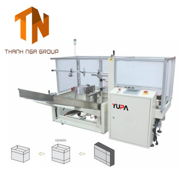 Máy cấp và dán đáy thùng YP-CES4035N