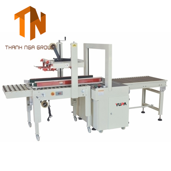 Máy dán và đóng đai thùng carton tự động YP-APLCSS05