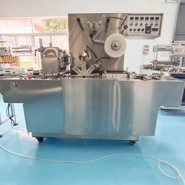 Máy gói giấy bóng kính, BOPP hộp nước, gói thuốc lá, xà phồng café…