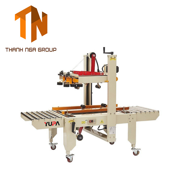 Máy dán băng keo thùng carton bán tự động YUPA-6050