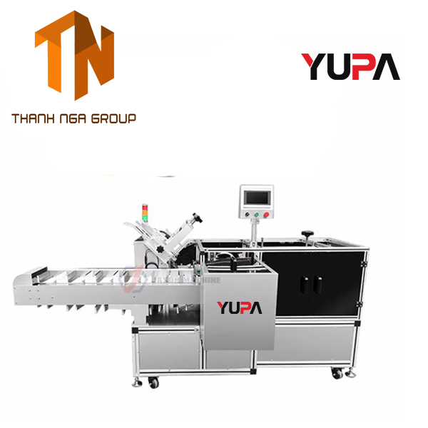 Máy đóng hộp kem dưỡng da, chai mỹ phẩm vào hộp tự động YUPA-B10