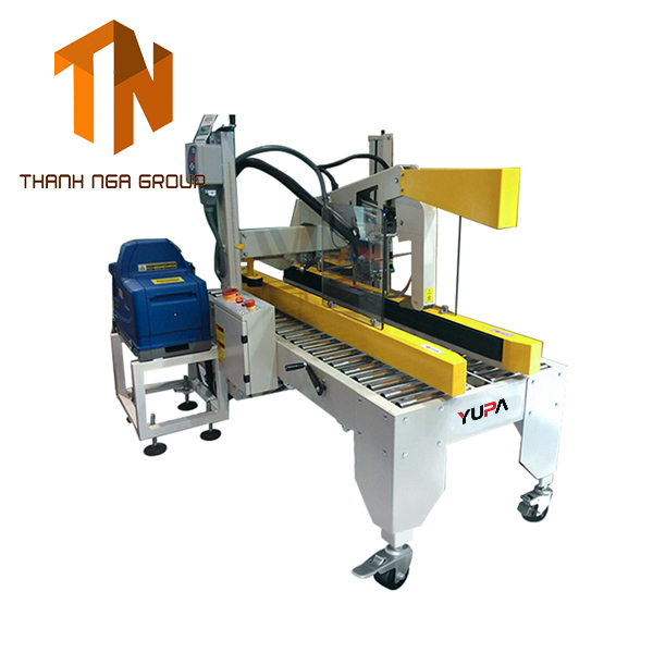 Máy dán hộp carton với keo nhiệt