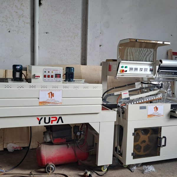 DÂY CHUYỀN MÁY CO MÀNG POF DAO CẮT CHỮ L TỰ ĐỘNG